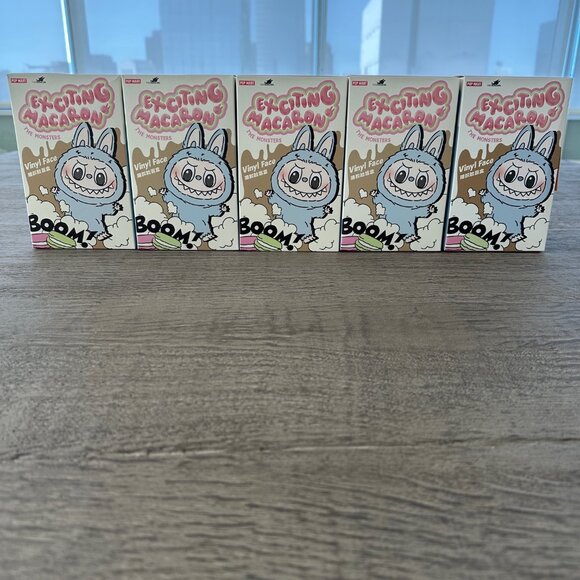 NIB BRAND NEW LABUBU MACARON - SOYMILK (CREAM) - POPMART! - Picture 3 of 8